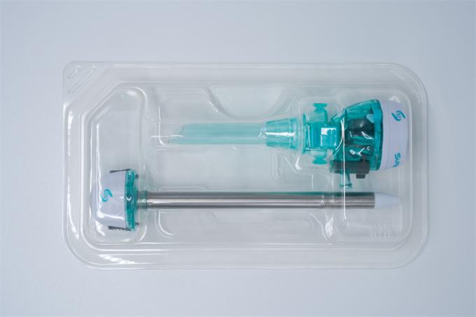 Hasson Trocars bằng nhựa dùng một lần Blunt Tip Trocar với cọc khâu 4