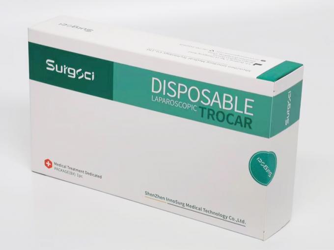 Phẫu thuật Cùn Trocar 10 mm Trocar nội soi dùng một lần CE Marked / ISO13485 4
