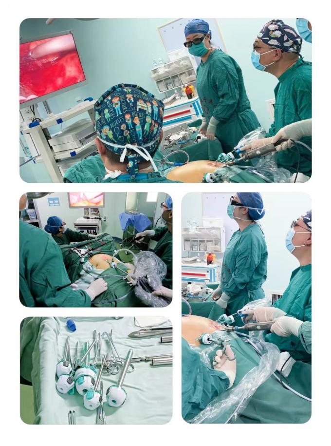 Trocar Hasson Bladeless dùng một lần và ống thông cho phẫu thuật nội soi 4