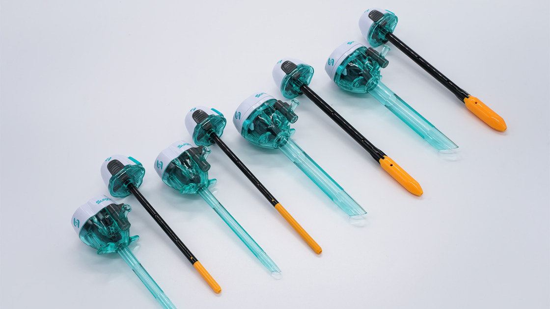 Surgsci CE đánh dấu Laparoscopic Trocar 5 / 10 / 12mm lớp II Blade Trocar