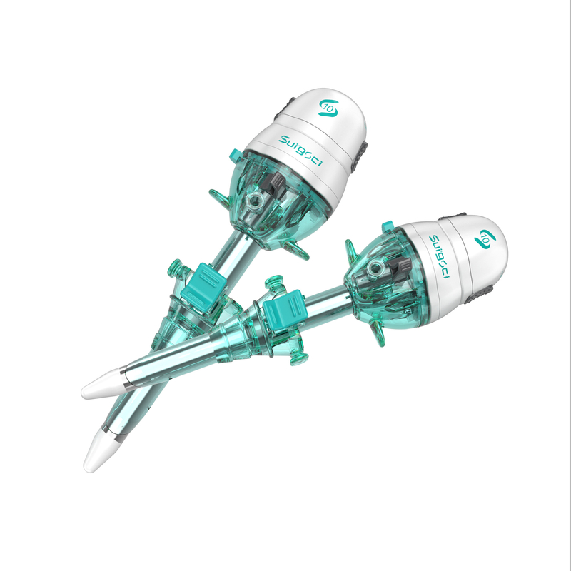 Hình ô liu sử dụng một lần Hasson Trocar và Cannula với đầu đục EO khử trùng CE ISO13485