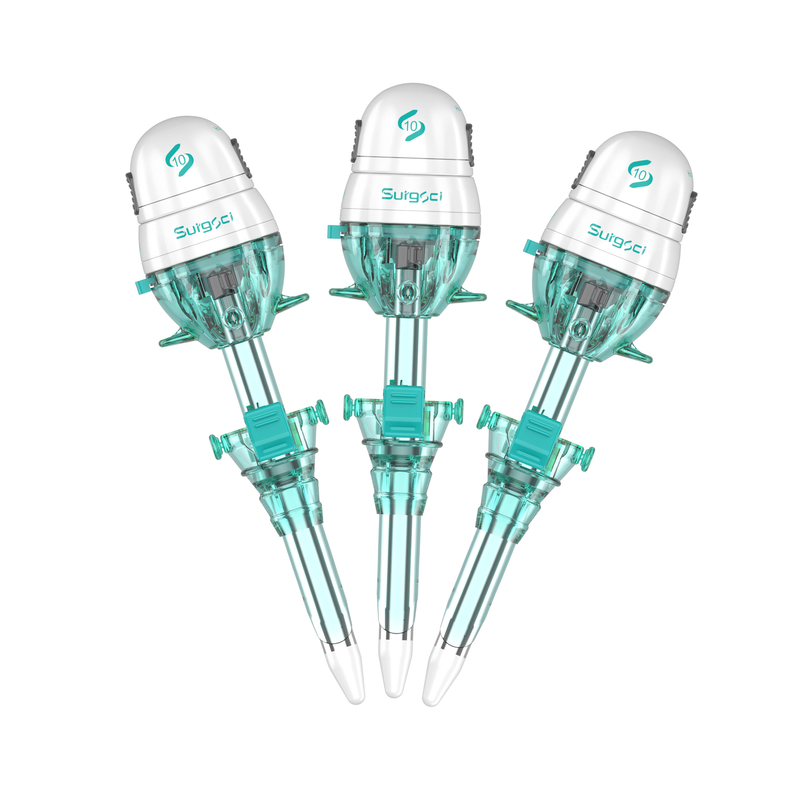 Hình ô liu sử dụng một lần Hasson Trocar và Cannula với đầu đục EO khử trùng CE ISO13485