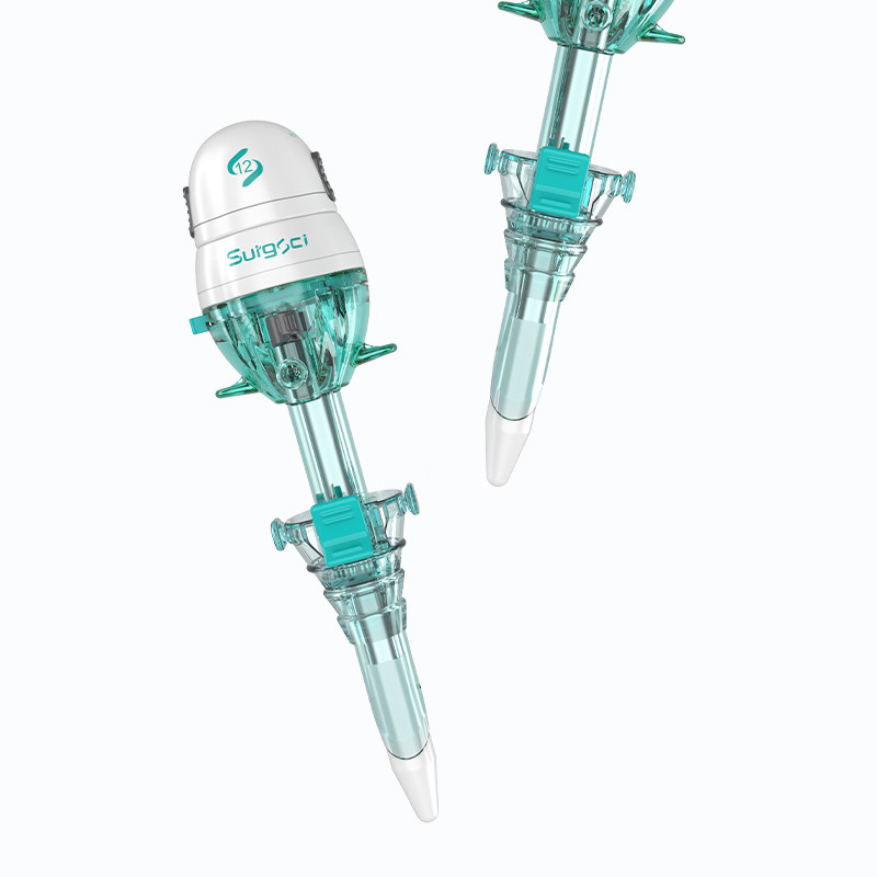 Laparoscopic loại Hasson Trocar Bunt tip Trocar sử dụng một lần 12mm Hasson Trocar