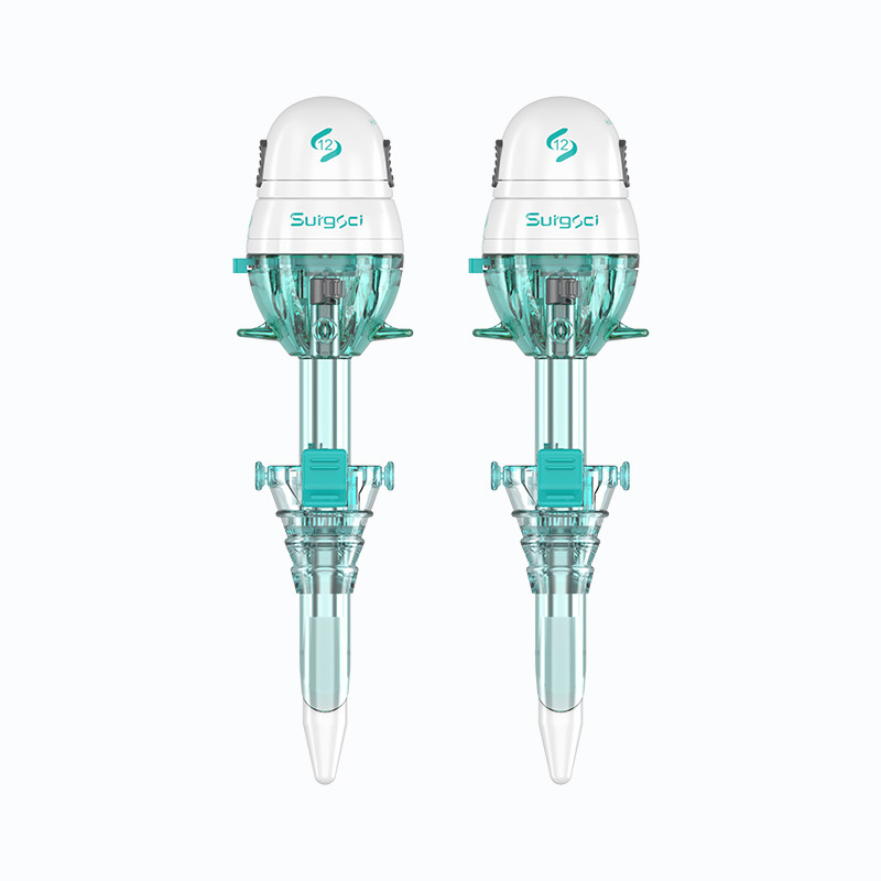 Laparoscopic loại Hasson Trocar Bunt tip Trocar sử dụng một lần 12mm Hasson Trocar